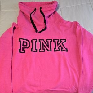 Victoria's Secret Pink Hoodie with Black Accents